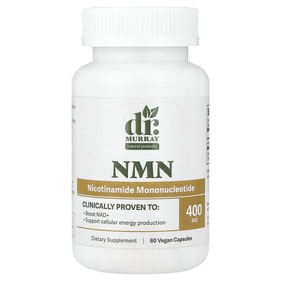 Dr. Murray's, NMN, 400 mg, 60 Vegan Capsules