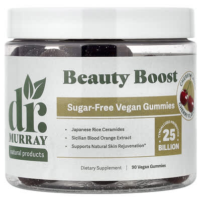 Dr. Murray's, Beauty Boost Gummies, Berry Flavor, 90 Vegan Gummies