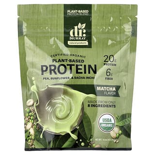 Dr. Murray's, Plant-Based Protein, Matcha, 16 oz (453.59 g)