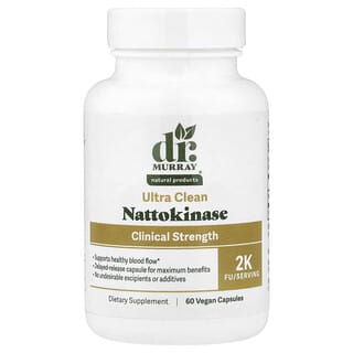 Dr. Murray's, Nattokinase, 2,000 FU, 60 Vegan Capsules