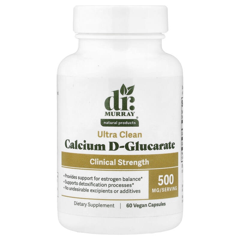 Calcium D-Glucarate, 500 mg, 60 Vegan Capsules