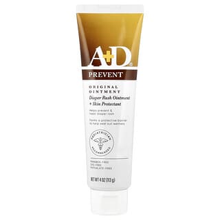 A+D, Unguent original, unguent pentru erupții cutanate de scutec + protector pentru piele, 4 oz (113 g)