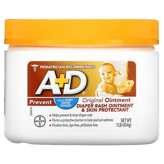 A+D, オリジナル軟膏、おむつかぶれ用軟膏＋肌保護成分、454g（1ポンド）