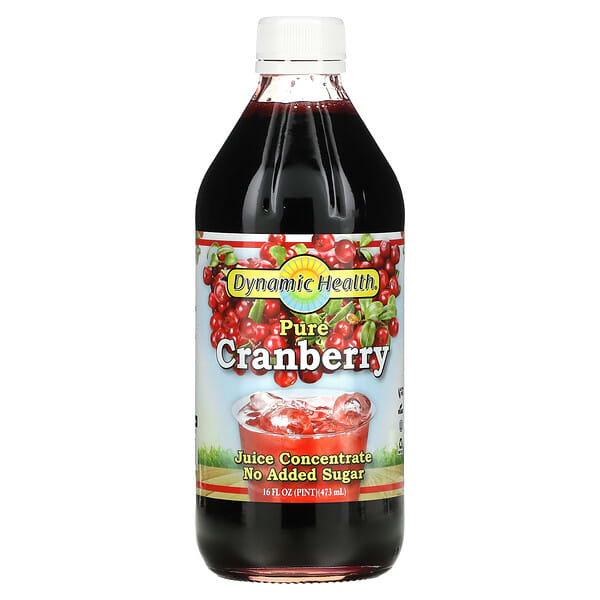 Dynamic Health Laboratories, Pure Cranberry, Juice Concentrate, 16 fl