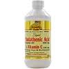 Pantothenic Acid Plus Vitamin C Liquid, Lemon & Lime Flavors, 8 fl oz (237 ml)