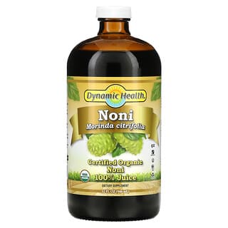 Dynamic Health  Laboratories, Certified Organic Noni 100% Juice, 32 fl oz (946 ml)