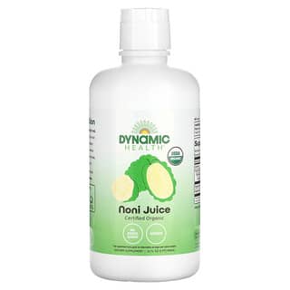 Dynamic Health, Сертифицированный 100% сок органического нони, 946 мл (32 жидк. унции)
