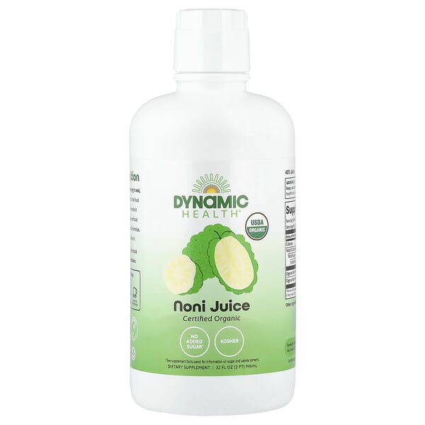 Dynamic Health, 認可有機諾麗果汁，32 液量盎司（946 毫升）