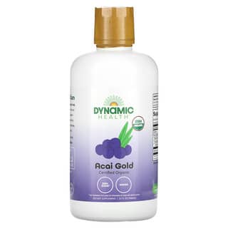 Dynamic Health, Acaí dorado orgánico certificado`` 946 ml (32 oz. Líq.)