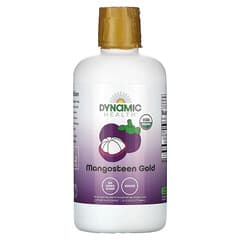 Dynamic Health, Mangostán dorado orgánico certificado, 100% zumo, 946 ml (32 oz. Líq.)