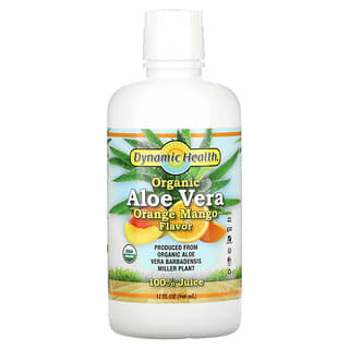 Dynamic Health  Laboratories, Organic Aloe Vera, Orange Mango, 32 fl oz (946 ml)