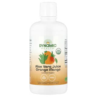 Dynamic Health, オーガニックアロエベラ、オレンジマンゴー風味、946ml（32液量オンス）