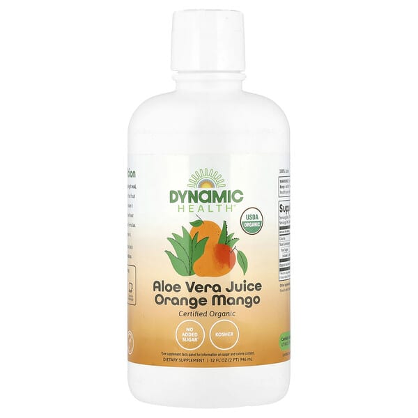 Aloe Vera Juice, Orange Mango, 32 fl oz (946 ml)