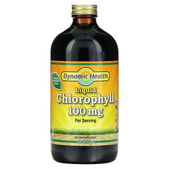 Dynamic Health, Chlorophylle liquide, Menthe verte naturelle, 100 mg, 473 ml