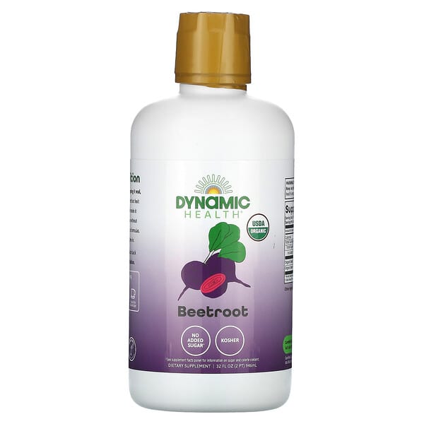 Dynamic Health Laboratories, 認定オーガニックビート根、946ml（32液量オンス）