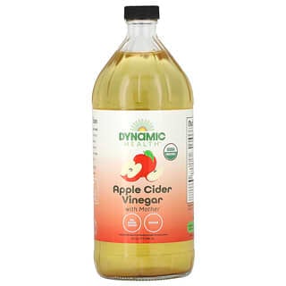 Dynamic Health, Vinagre de sidra de manzana con madre`` 946 ml (32 oz. Líq.)