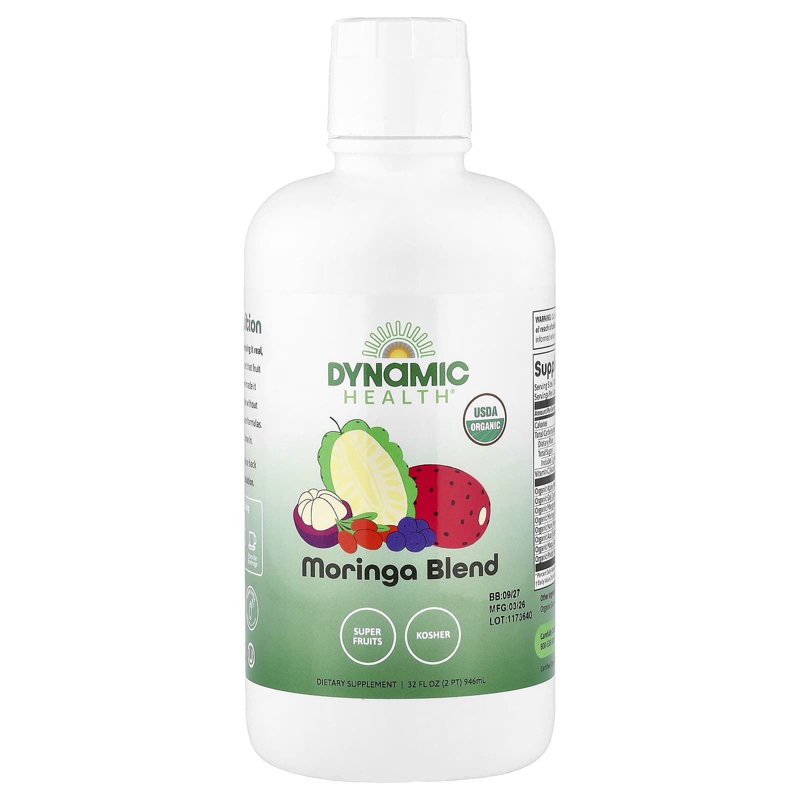 Dynamic Health Moringa Blend – 946 ml de Dynamic Health