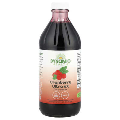 Dynamic Health, Cranberry Ultra 6X Concentrate, 16 fl oz (473 ml)