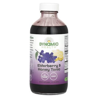 Dynamic Health, Tónico de saúco y miel`` 237 ml (8 oz. Líq.)