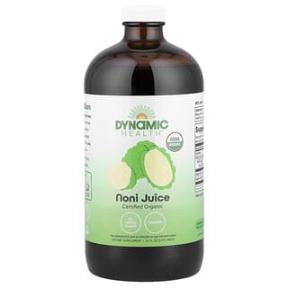 Dynamic Health, Sertifioitua luomu noni-mehua, lasia, 946 ml