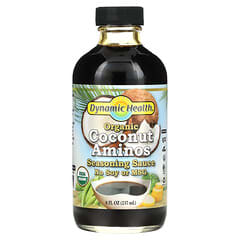 Dynamic Health‏, Organic Coconut Aminos, רוטב לתיבול על בסיס קוקוס, 237 מ"ל (8 אונקיות נוזל)