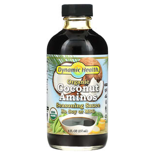 Dynamic Health  Laboratories, Aminos de coco orgánicos, salsa para condimentar, 8 onzas líquidas (237 ml)
