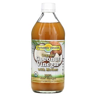Dynamic Health, Organic Coconut Vinegar with Mother, 全 Raw Vinegar, 16 fl oz (473 ml)