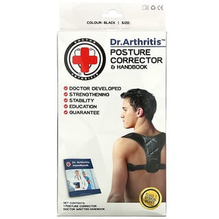 Doctor Arthritis, 姿势矫正器（附使用手册），小号，黑色，1 个