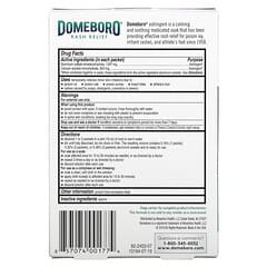 Domeboro (دومبورو)‏, نقع طبي ، لعلاج الطفح الجلدي ، 12 كيسًا من المسحوق ، 0.1 أونصة (2.7 جم) لكل كيس