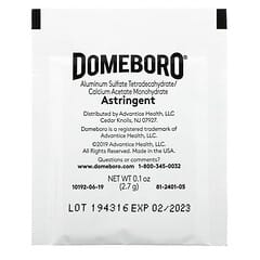 Domeboro, Medicated Soak, средство от сыпи, 12 пакетиков с порошком по 2,7 г (0,1 унции)