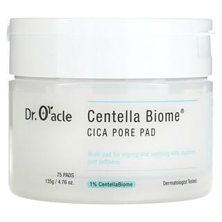 Dr. Oracle, Centella Biome, подушечки для пор Cica, 75 подушечек, 135 г (4,76 унции)