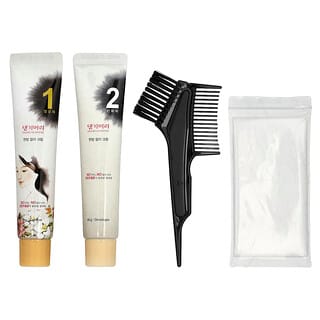 DAENG GI MEO RI, Coloration capillaire à base de plantes médicinales, Châtain foncé, 1 kit