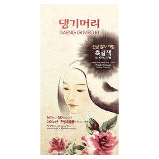 DAENG GI MEO RI, Coloration capillaire à base de plantes médicinales, Châtain foncé, 1 kit