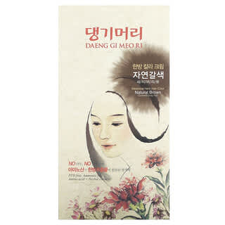 DAENG GI MEO RI, Medicinal Herb Hair Color, Natural Brown, 1 Kit