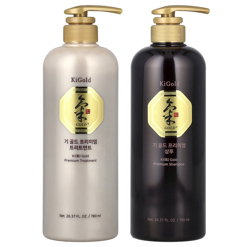Gold Premium Hair Set, 2 Bottles, 26.37 fl oz (780 ml) Each