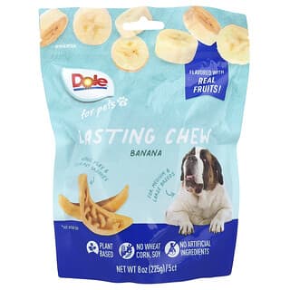 Dole for Pets, Lasting Chew, For Medium & Large Breeds, Banana , 5 Chews, 8 oz (225 g)