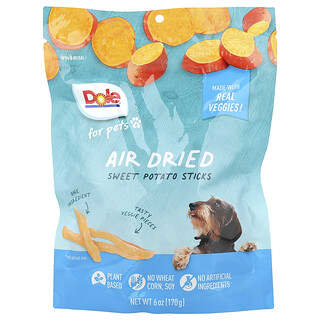 Dole for Pets, Bâtonnets de patate douce séchée à l'air, 170 g