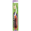 MouthWatchers, Travel, Naturally Antimicrobial Toothbrush, Soft, Red, 1 Toothbrush