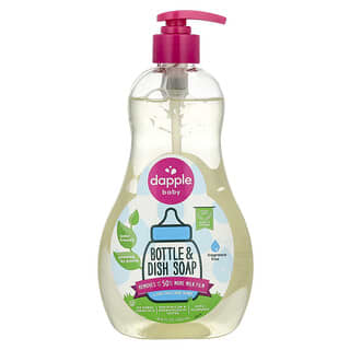 Dapple Baby, Bottle & Dish Soap, Fragrance Free, 16.9 fl oz (500 ml)