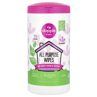 Dapple Baby, All Purpose Wipes, Lavender, 75 Wipes