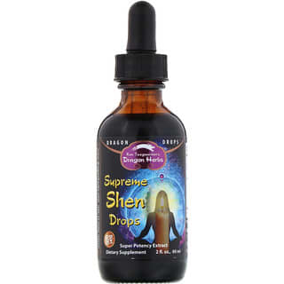 Dragon Herbs, Supreme Shen Drops, Super Potency Extract, 2 fl oz (60 ml)