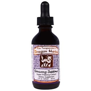 Dragon Herbs, Ginseng Sublime, Super Potency Extract, 2 fl oz (60 ml)