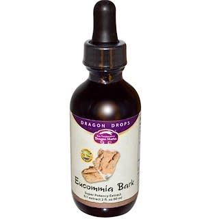 Dragon Herbs, Dragon Drops, Eucommia Bark, Super Potency Extract, 2 fl oz (60 ml)
