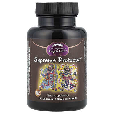 Dragon Herbs, Supreme Protector, 500 mg, 100 Vegetarian Capsules