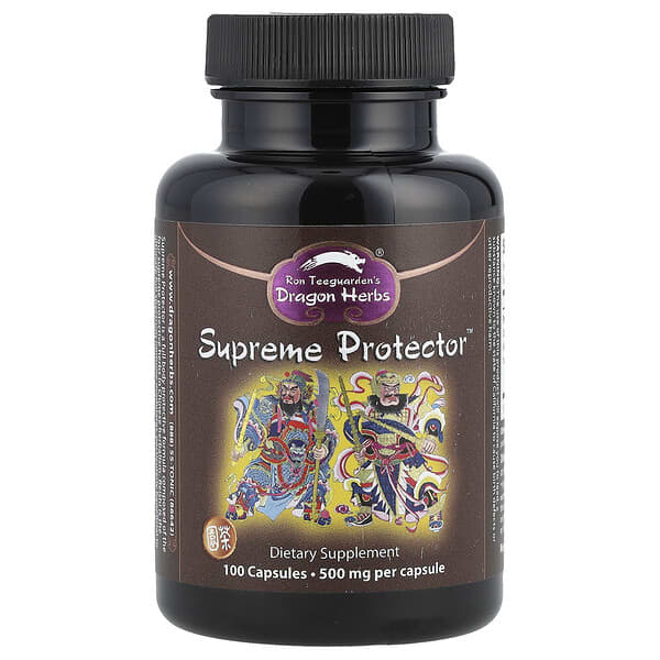Dragon Herbs Supreme Protector™, 500 mg, 100 Capsules
