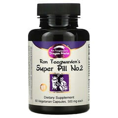 Dragon Herbs ( Ron Teeguarden ), Super Pill No. 2, 500 mg, 60 Vegetarian Capsules