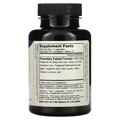 Dragon Herbs ( Ron Teeguarden ), Fórmula de Shou Wu, 500 mg, 100 cápsulas vegetales