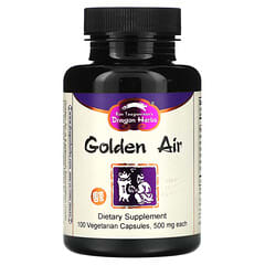 Dragon Herbs ( Ron Teeguarden ), Golden Air, 500 mg, 100 Vegetarian Capsules