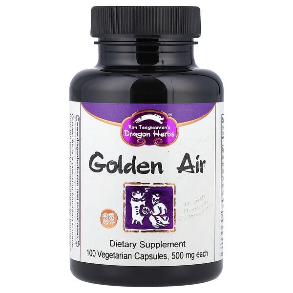Dragon Herbs Golden Air, 100 Vegetarian Capsules