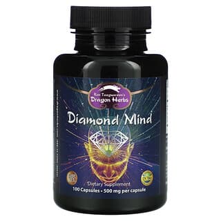 Dragon Herbs, Diamond Mind, 500 mg, 100 Capsules